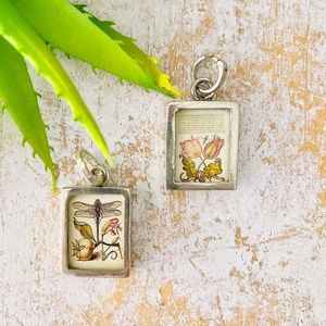 Flower Pick Up Sticks Reversible Charm